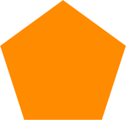 Orange Polygon product image